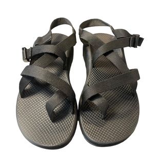 Chaco All Black Sandals Sz 11 W